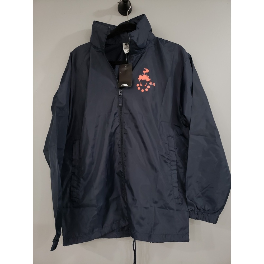 NEW - 100 vs Street Fighter Navy Blue Windbreaker Men's/Unisex‎ Size SMALL mens